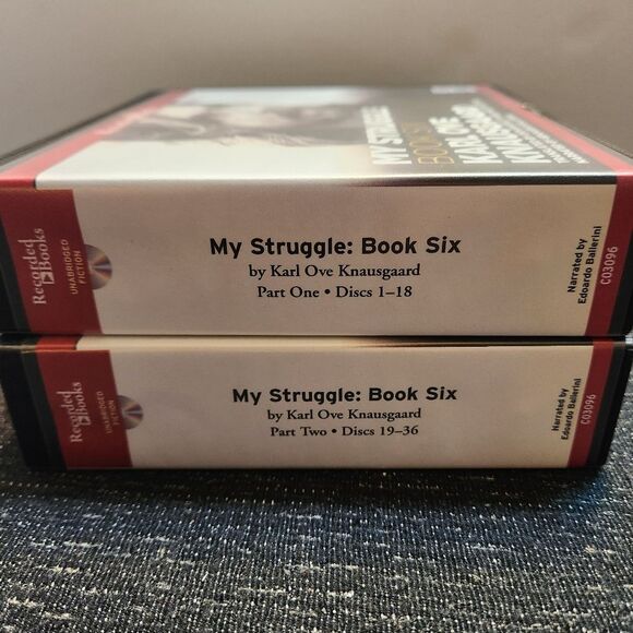 Karl Ove Knausgaard: My Struggle Book 6 Audiobook Recorded Books 36 CD - Picture 3 of 5